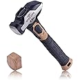 Spec Ops Tools Blacksmith Hammer, 2.5 lb Sledge hammer with Removable Soft Mallet Cap & Bi-Material Shock Absorbing & Vibration Dampening Handle, 3% Donated to Veterans, Black/Tan