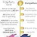 iLove Party IT JUST GOT REAL - Gold Glitter Banner, Perfect For Bachelorette Party Decorations, Bridal Shower Decorations, Engagement Party Decorations, Wedding Decorations, Funny Announcements