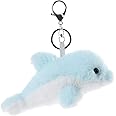 Apricot Lamb Cute Toys Plush Dolphin Stuffed Animal Soft Keychain for Kids Bag, Purse, Backpack, Handbag (6 Inches)