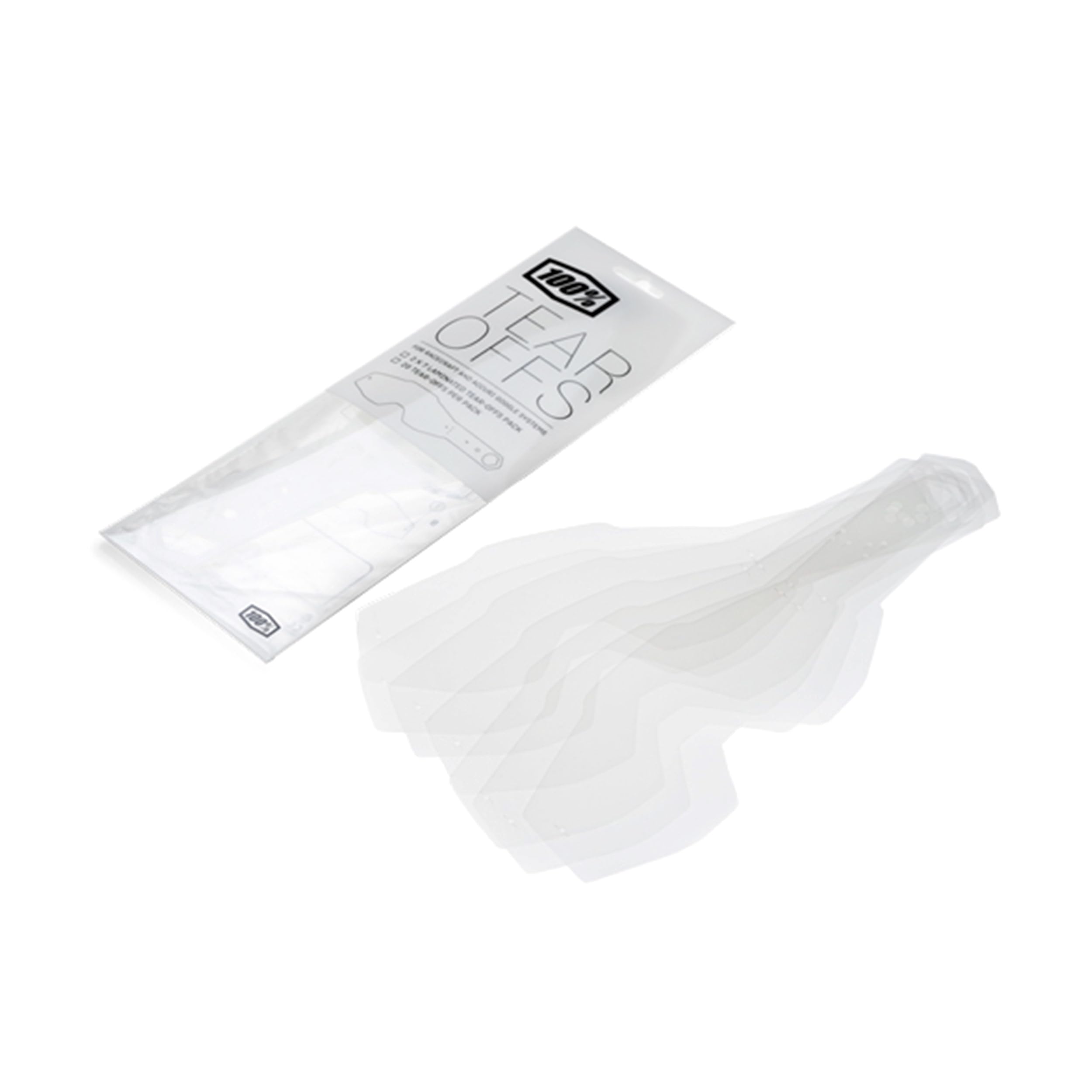 100% FMF Goggles POWERBOMB/POWERCORE Laminated Tear-Offs 2 x 7 pk