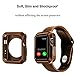 iiteeology Replacement for Apple Watch Case 42mm, Universal TPU Protective Case for Apple iWatch Series 3 Series 2 Series 1 - Matte Brown