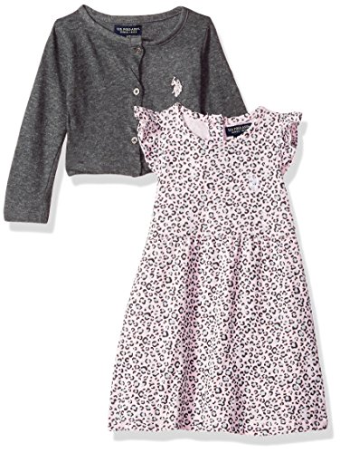 U.s. polo assn. toddler girls  dress with sweater or ja…