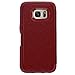 OTTERBOX Strada Series Leather Wallet Case for Samsung Galaxy S7 - Frustration FRĒe Packaging - Ruby Romance (Flame RED/Flame Leather)