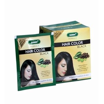 bakson Herbal Hair Colour (Black) - Set of 12