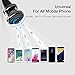Car Phone Mount, ThirdM Universal Air Vent Magnetic Phone Car Holder Cradle 360 Rotation Cell Phone GPS Holder for iPhone X / 8/8 Plus / 7 Plus / 6S / 6S Plus/Samsung/Galaxy/LG/HTC (Black)