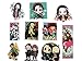 Demon Slayer Stickers [100pcs] Waterproof Vinyl Decoration for Laptop, Water Bottle, Hydroflask, MacBook, Scrapbook Anime Decal Home Wall Garden Window Snowboard