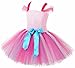 Tutu Dreams Princess Troll Poppy Dress Up Costume for Girls Wig Headband Birthday Easter Pageant Holiday (L, Troll)