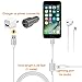 Lightning splitter for iphone 7 8 plus Cable with Lightning Headphone Audio,2 in 1 Audio and Charge Splitter lightning to USB power cable with Call Function for iPhone 7/8/X plus by EFGTEK.