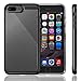 iPhone 8 Plus Case, iVAPO iPhone 7 Plus Case Crystal Series Transparent Clear iPhone 8 Plus Cover Soft TPU Protective Cover Shock-Proof Case for Apple iPhone 8 Plus 5.5 inch Clear Black