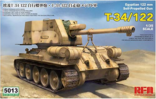 Rye Field 1/35 T-34/122 Egyptian 122 mm Self-Propelled Gun RM-5013