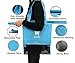 Super Organizer Trolley Bags - 4 Reusable Grocery Bags with Close Tight Large Cooler Bag, Spacious Egg/Bread/Liquor holders, Premium Quality Reusable Shopping Bags, Life Time Warranty