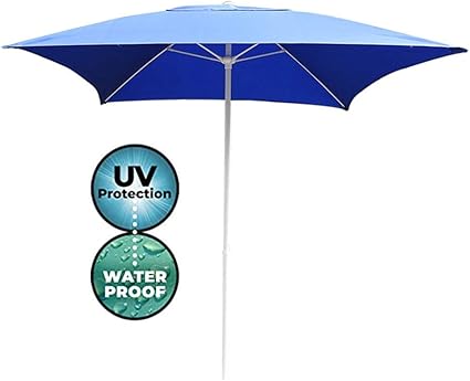 Sonnenschirm Gartenschirm Blauer Sonnenschirm im Freien