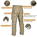 FREE SOLDIER Men's Tactical Pants Multi-Pocket Breathable Climbing Hiking Hunting Pants