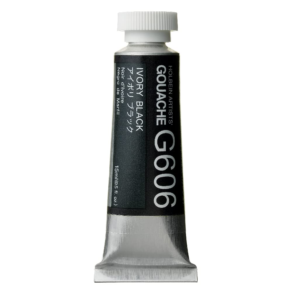 Holbein Gouache : 15ml Ivory Black