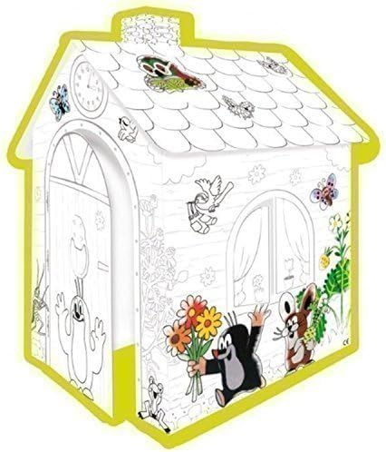 Cardboard Playhouse to Paint Play House "Der kleine Maulwurf" The Little Mole