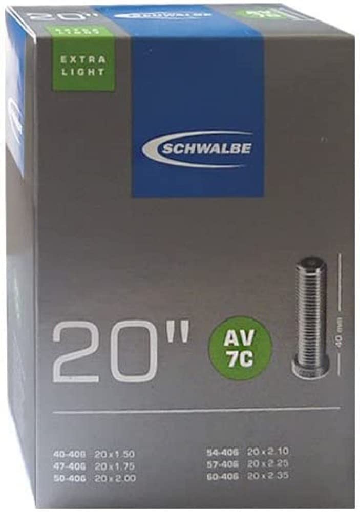 Schwalbe AV7C EXTRA LIGHT Tubes 40/60-406
