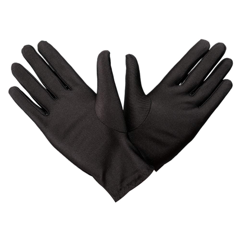 Cotton Hand Glove, Gloves Cotton Gloves Night-Sleeping Lotion Spa Gloves for Women Dry Hands,3pair,(Black)
