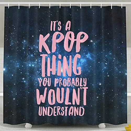 GOOESING It's A Kpop Thing Shower Curtain 72 x 72 in