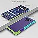 Jeylly for Galaxy Note 9 Case, Shock-Absorption 3 Color Bumper Cover Anti-Slip Rugged Soft TPU Hard PC Armor Protective Case Shell for Samsung Galaxy Note 9 (6.4 inch) - Purple