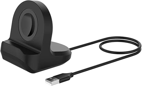 Amazon Com Yukuai Portable Replacement Magnetic Charger Dock For Samsung Galaxy Watch Active 2 Usb Charging Stand Accessories Cradle Holder With Cable For Samsung Galaxy Watch Active 2 Black Electronics
