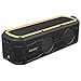 Solar Bluetooth Speaker, GRDE Portable Wireless Bluetooth Speaker with 4400mAh Power Bank, 55 Hour Playtime, Dual Driver Speakers with Mic, Superior Stereo Sound with Bass, IPX5 Water Resistance