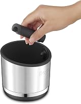 Sage The Knock Box 10 Sea Salt Coffee Grounds Dispenser Stainless Steel view 5