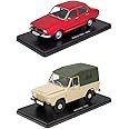 OPO 10 - Lot of 2 1/24 Miniature Cars from Eastern Europe: Dacia 1300 + ARO 240 / ELC901+902