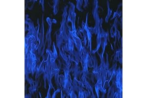 MYDIPKIT Water Transfer Printing Film - Hydrographic Film - Hydro Dipping - Blue True Flames - LL-137-A