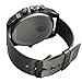 Oulm Analog Quartz Gray Resin Band Black Round Dial Men Watch