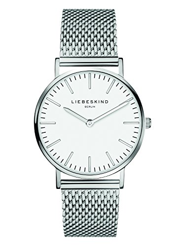 Liebeskind Berlin Women's Watch - Round Quartz Watch 34mm - Mesh Strap - 5ATM Water Resistant - Modern & Elegant Available