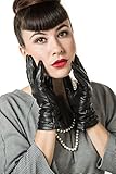 Marino Womens Warm Fashion Leather Gloves, Extreme Cold Weather Waterproof Gloves with Insulation Liner