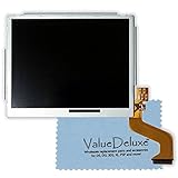 ValueDeluxe Brand New Nintendo DSi XL Top Upper LCD Replacement For Fix or Repair with ValueDeluxe Microfiber Cleaning Cloth
