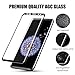 Galaxy S9 Plus Screen Protector, Capshi S9 Plus Tempered Glass 3D Curved Full Coverage Film HD Ultra Clear 9H Hardness(Anti-Scratch, Anti-Bubble) Screen Protector for Samsung Galaxy S9 Plus (Black)