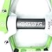 OZUZ BMX MTB Mountain Bike Road Bicycle Aluminum Pedals Three Sealed Bearing Shock Absorption Cycling Pedal(Green + White)