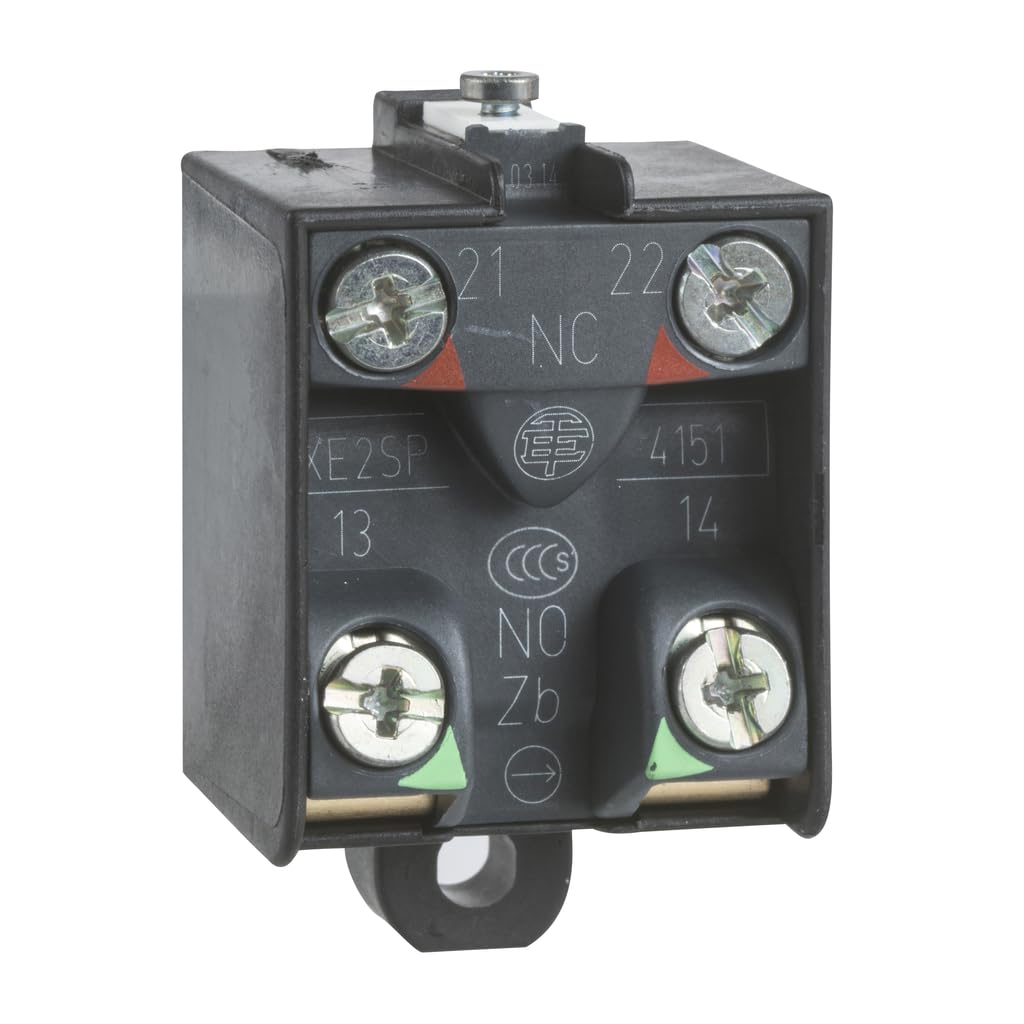 Schneider Electric snap action contact block for 2 step foot switch - 1 NC + 1 NO