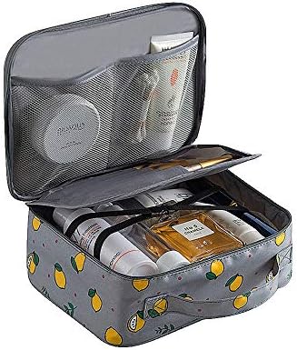huici Travel Cosmetic Bag Toiletry Organizer Floral Makeup Pouch-Perfect for Your Cheerful Travel