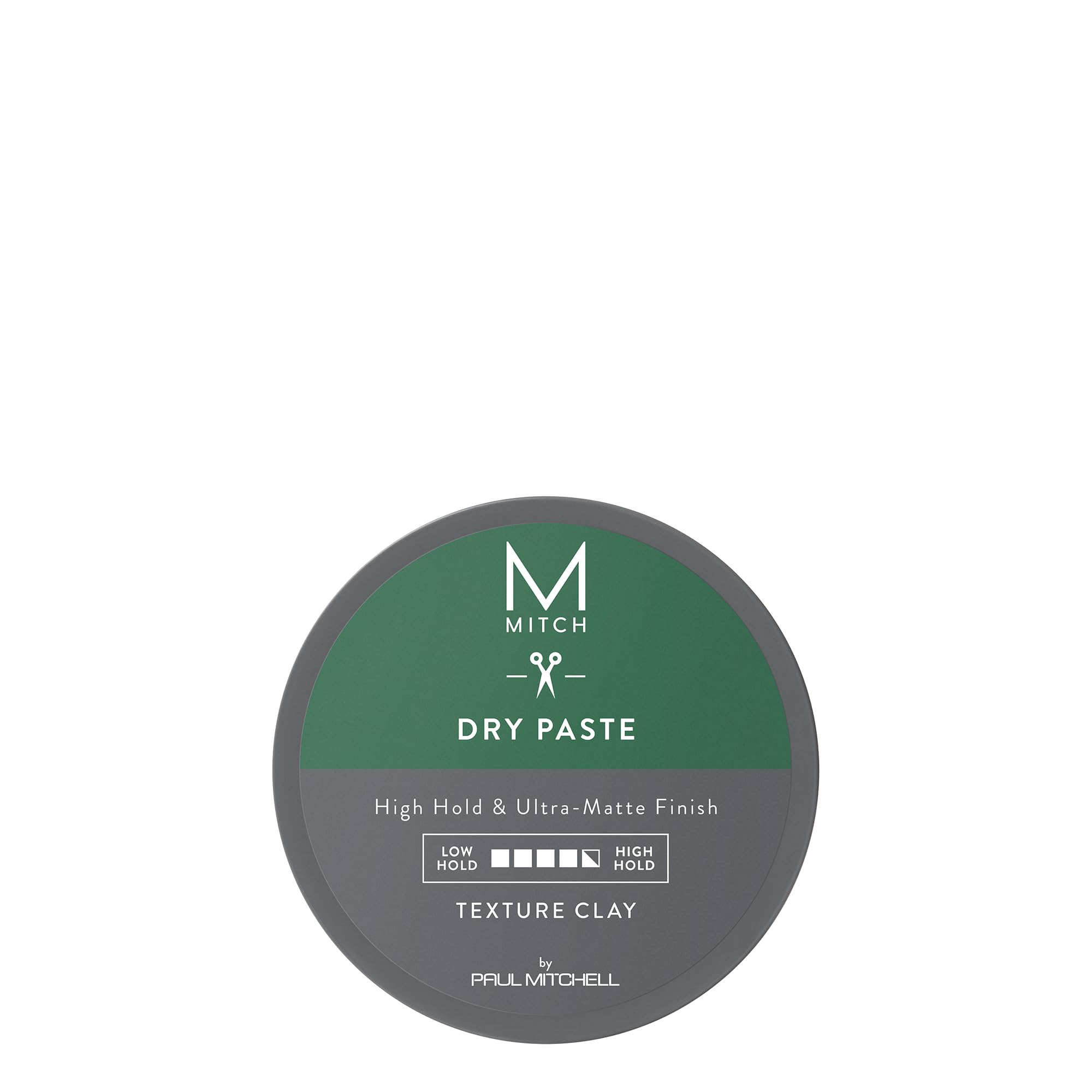 Photo 1 of MITCH by Paul Mitchell Dry Paste Texture Clay for Men, High Hold, Ultra-Matte Finish, For All Hair Types, 3 oz