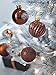 KI Store Brown Christmas Balls 34pcs 2.36-Inch Christmas Tree Decoration Ornaments for Xmas Tree Holiday Wreath Garland Decor Ornaments Hooks Included