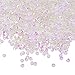 Blulu Crystal Iridescent Cupped Sequins Craft Cupped Sequins Bulk Loose Cupped Sequins, 6 mm, 50g