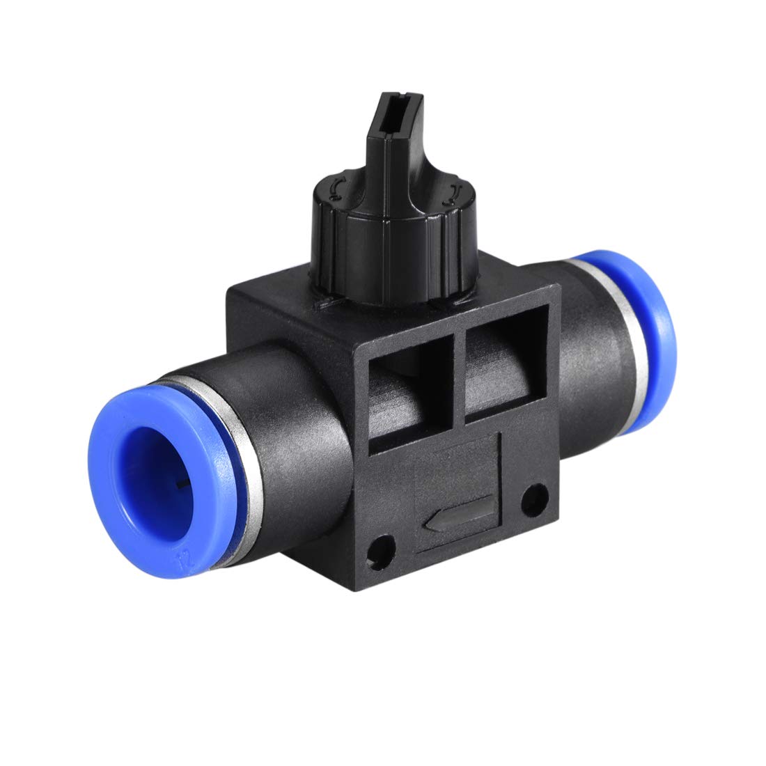 uxcell 12mm OD Pneumatic Air Flow Control Valve with PushtoConnect