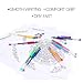Glitter Gel Pens by Doodle Art Pro-40 Professional Glitter Neon Coloring Pens Set-25% More Ink-Unique Glitter Markers-Perfect for Adult Coloring Books