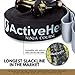 Backyard Ninja Course for Kids - 56' Slackline to Fit Most Trees - Monkey Bar Gymnastic Obstacle - 8 Warrior Attachments - 3 in 1 Deal - Bonus Handle, Ratchet Cover + American Portable Bag Included