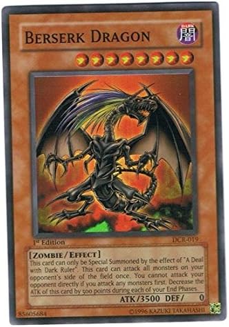 Amazon Com Yu Gi Oh Berserk Dragon Dcr 019 Dark Crisis 1st Edition Super Rare Toys Games