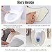 Sinland Washable Toilet Seat Warmer Toilet Seat Cover Cushion Pads (Beige+Grown+Coffee)