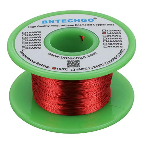 34 gauge enameled magnet wire 4 oz