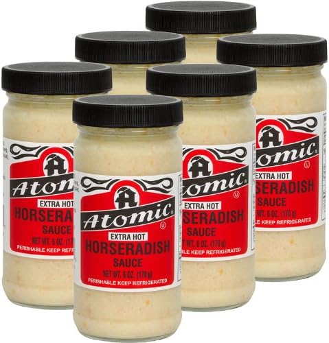 Atomic Horseradish - Extra Hot - "6 Pack" - 6 Oz Jars - 36 Ozs