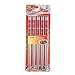 10 Pcs (5 Pairs) High Quality Fish Design Silver Stainless Steel Chopsticks