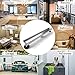 Modbath 24 Inch Linear Shower Drain with 2-In-1Flat Cover and Tile Insert Grate, Floor Drain Brushed 304 Stainless Steel with Hair Strainer, Adjustable Leveling Feet