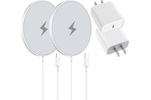 ARTICONA Magnetic Wireless Charger Fast Apple Mag-Safe Charger for iPhone 16 Pro Max/16 Pro/iPhone 15Pro Max/15 Plus/14/13/12/AirPods 3/2/Pro/Pro 2 Magnet Charging Pad Mag Safe Chargerwith Dual Charging Ports