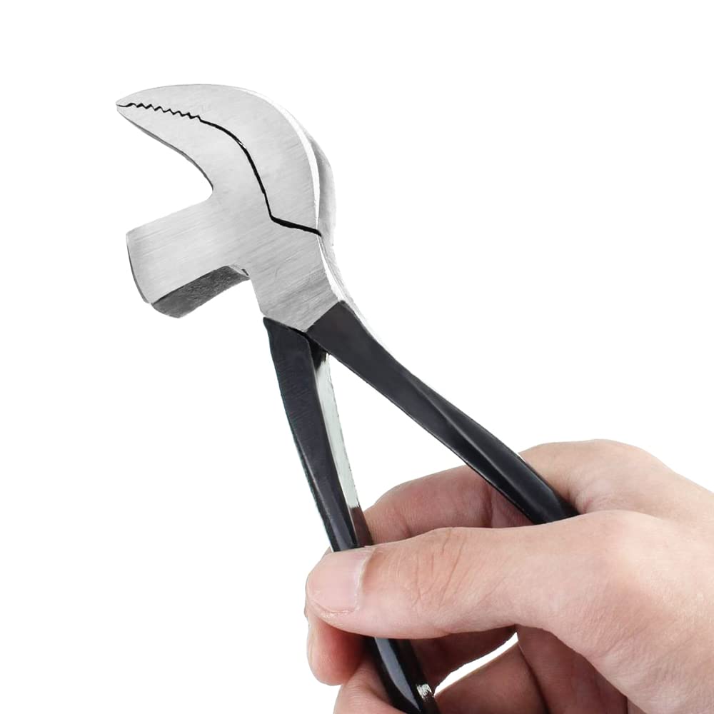 REAMTOP Steel Cobbler Pliers Pincers for Shoemaking Leather Craft DIY Working Tool